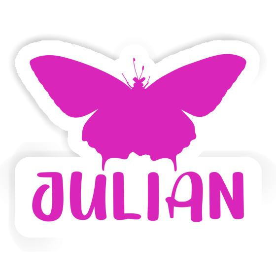 Julian Sticker Butterfly Notebook Julian Sticker Butterfly Gift package Image