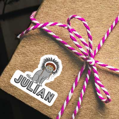 Sticker American Indian Julian Laptop Image