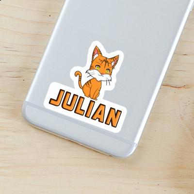 Julian Sticker Cat Laptop Julian Sticker Cat Laptop Image