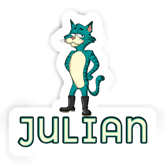 Sticker Standing Cat Julian Sticker Standing Cat Julian Image