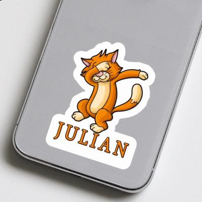 Dabbing Cat Sticker Julian Laptop Dabbing Cat Sticker Julian Laptop Image