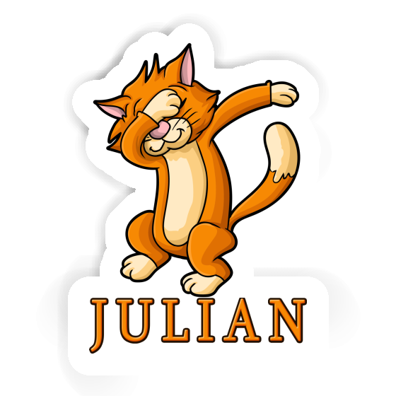 Dabbing Cat Sticker Julian Notebook Dabbing Cat Sticker Julian Gift package Image