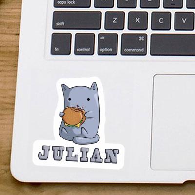 Aufkleber Julian Hamburger-Katze Notebook Aufkleber Julian Hamburger-Katze Gift package Image
