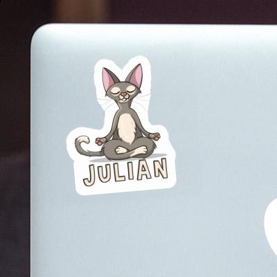 Yoga Cat Sticker Julian Notebook Yoga Cat Sticker Julian Gift package Image