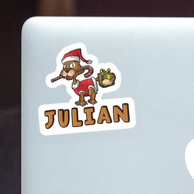 Christmas Cat Sticker Julian Notebook Christmas Cat Sticker Julian Notebook Image