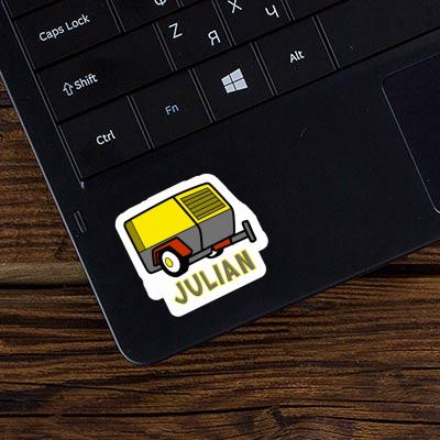 Autocollant Julian Compresseur Notebook Autocollant Julian Compresseur Gift package Image