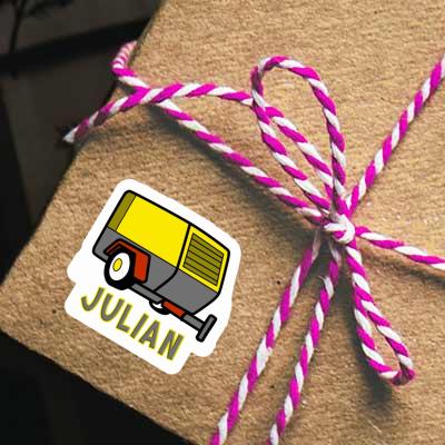Sticker Julian Compressor Notebook Sticker Julian Compressor Gift package Image