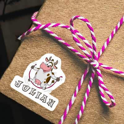Sticker Fitness Cow Julian Notebook Sticker Fitness Cow Julian Notebook Image