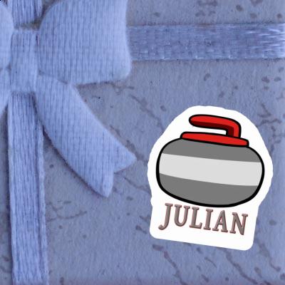 Curling Stone Sticker Julian Curling Stone Sticker Julian Image