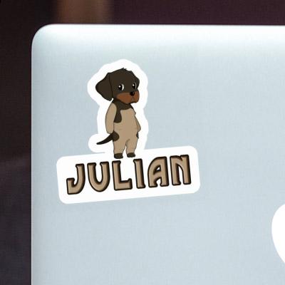 Sticker Julian German Wirehaired Notebook Sticker Julian German Wirehaired Notebook Image