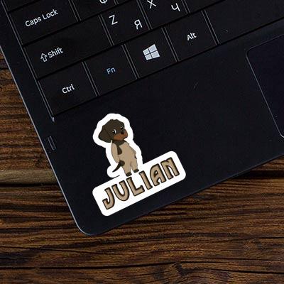 Sticker Julian German Wirehaired Laptop Sticker Julian German Wirehaired Laptop Image