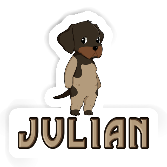 Sticker Julian German Wirehaired Laptop Sticker Julian German Wirehaired Laptop Image