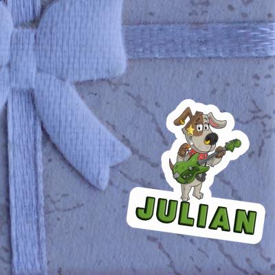 Aufkleber Julian Gitarrist Notebook Aufkleber Julian Gitarrist Gift package Image