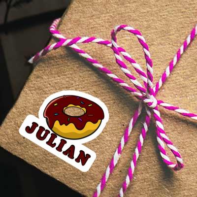 Donut Sticker Julian Notebook Donut Sticker Julian Gift package Image
