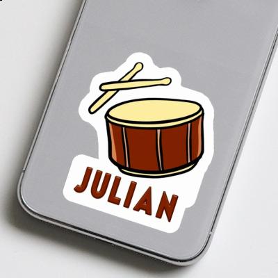Trommel Aufkleber Julian Notebook Trommel Aufkleber Julian Notebook Image