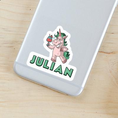 Sticker Julian Party Unicorn Laptop Sticker Julian Party Unicorn Laptop Image