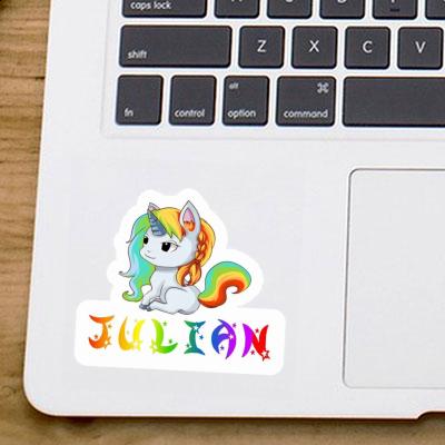 Unicorn Sticker Julian Notebook Unicorn Sticker Julian Gift package Image