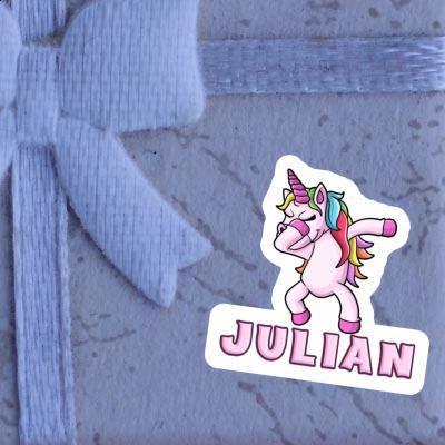 Julian Sticker Dabbing Unicorn Notebook Julian Sticker Dabbing Unicorn Gift package Image