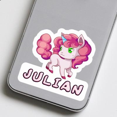 Aufkleber Einhorn Julian Notebook Aufkleber Einhorn Julian Gift package Image