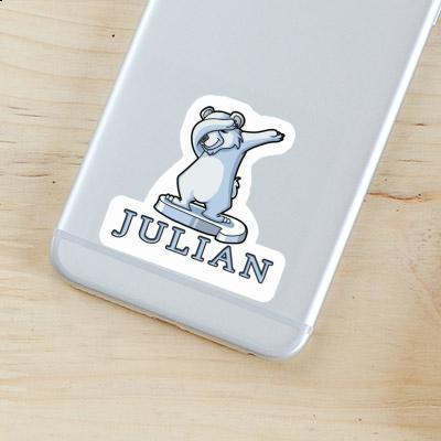 Julian Sticker Bear Notebook Julian Sticker Bear Gift package Image