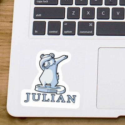 Julian Sticker Bear Notebook Julian Sticker Bear Gift package Image