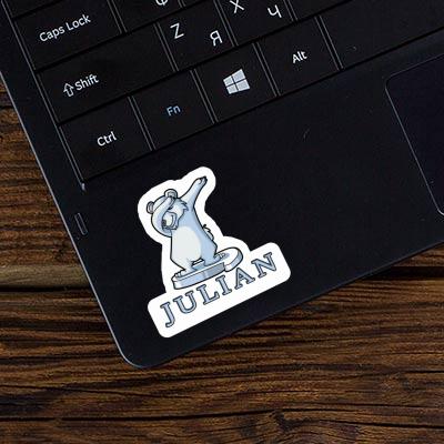 Julian Sticker Bear Notebook Julian Sticker Bear Gift package Image