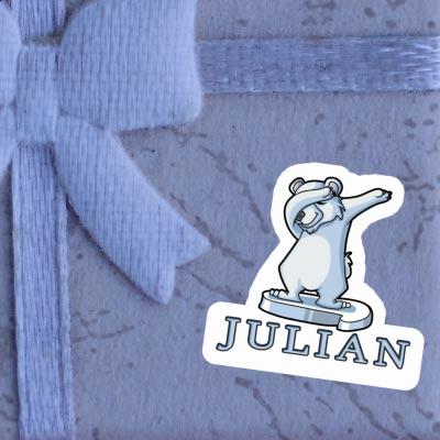 Julian Sticker Bear Notebook Julian Sticker Bear Notebook Image