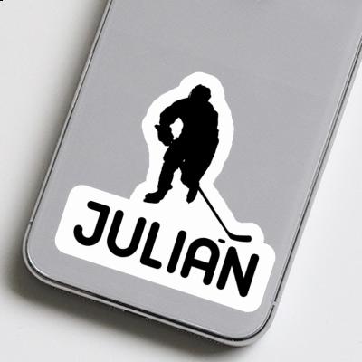 Hockey Player Sticker Julian Laptop Hockey Player Sticker Julian Laptop Image