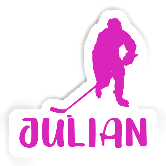 Sticker Hockey Player Julian Laptop Sticker Hockey Player Julian Laptop Image