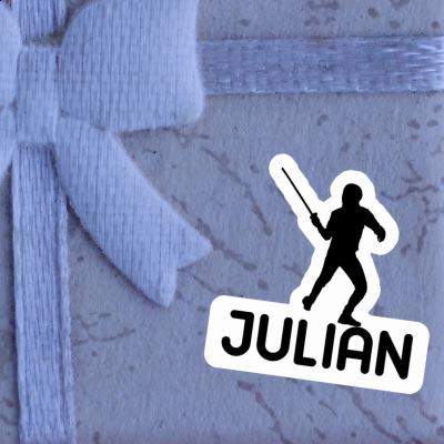 Sticker Julian Fencer Notebook Sticker Julian Fencer Gift package Image