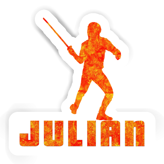Sticker Fencer Julian Notebook Sticker Fencer Julian Gift package Image