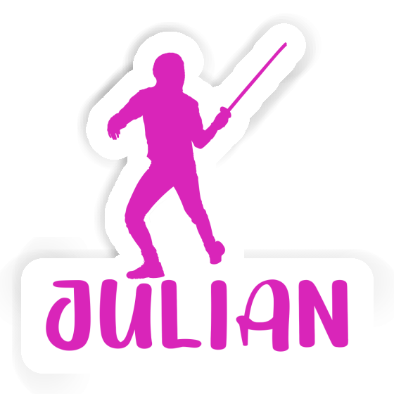 Sticker Fencer Julian Laptop Sticker Fencer Julian Laptop Image