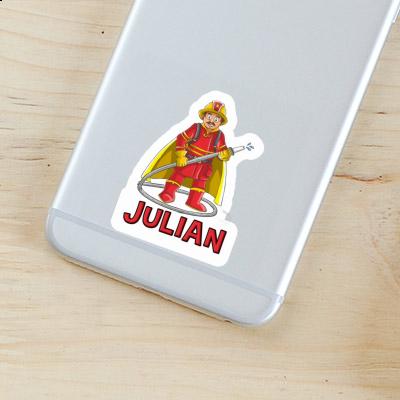 Julian Sticker Firefighter Laptop Julian Sticker Firefighter Laptop Image