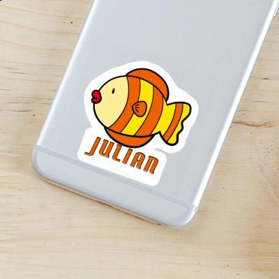 Julian Sticker Fish Notebook Julian Sticker Fish Gift package Image