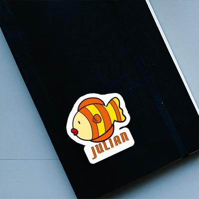 Julian Sticker Fish Notebook Julian Sticker Fish Gift package Image