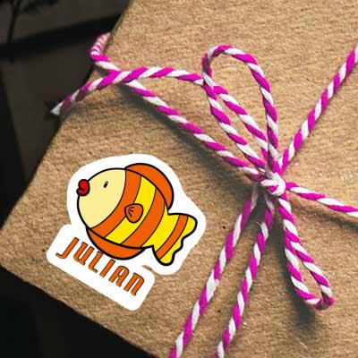 Julian Sticker Fish Notebook Julian Sticker Fish Gift package Image