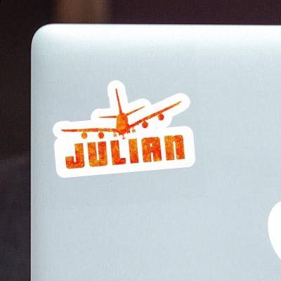 Airplane Sticker Julian Notebook Airplane Sticker Julian Gift package Image