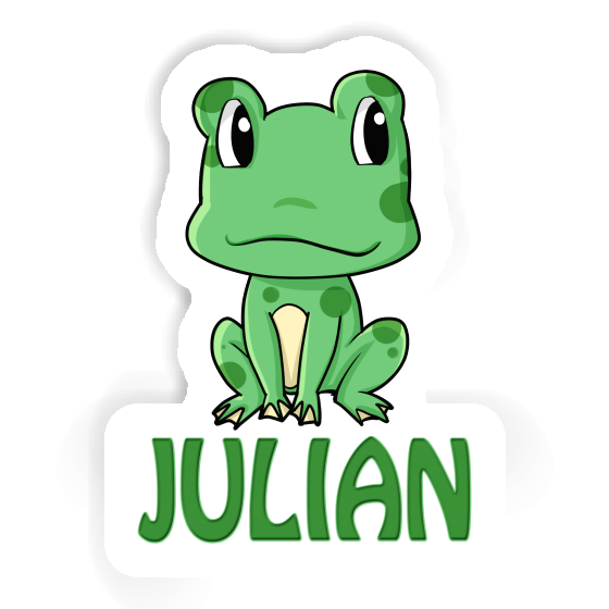 Julian Sticker Frog Notebook Julian Sticker Frog Gift package Image