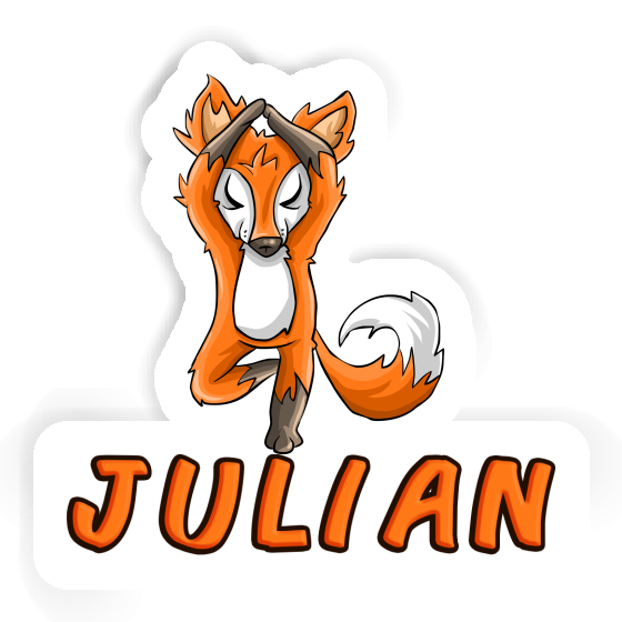 Yoga Fox Sticker Julian Notebook Yoga Fox Sticker Julian Notebook Image