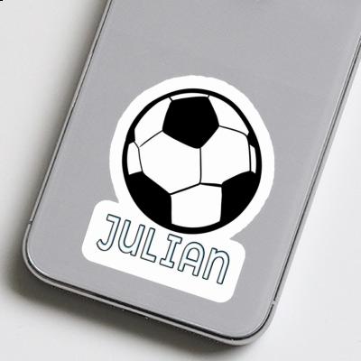 Soccer Sticker Julian Notebook Soccer Sticker Julian Gift package Image