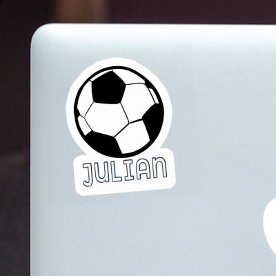 Soccer Sticker Julian Notebook Soccer Sticker Julian Gift package Image