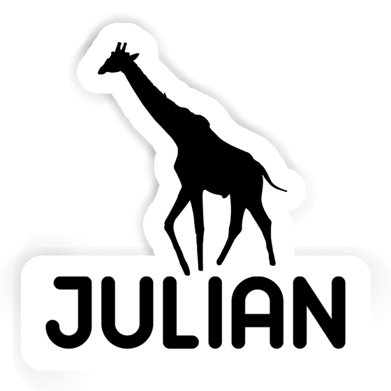 Sticker Giraffe Julian Notebook Sticker Giraffe Julian Gift package Image