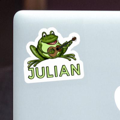 Julian Autocollant Grenouille à guitare Notebook Julian Autocollant Grenouille à guitare Gift package Image