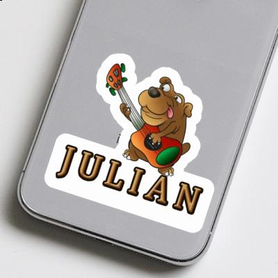 Julian Aufkleber Gitarrenhund Notebook Julian Aufkleber Gitarrenhund Gift package Image