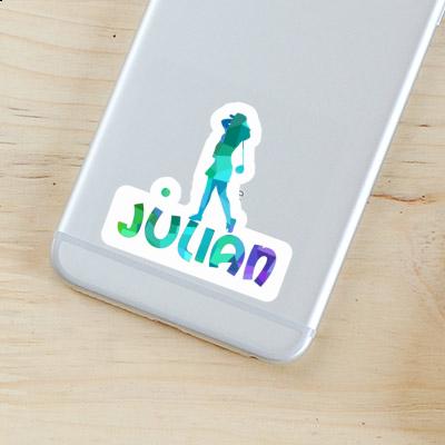 Sticker Julian Golfer Notebook Sticker Julian Golfer Gift package Image