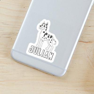 Great Dane Sticker Julian Notebook Great Dane Sticker Julian Gift package Image