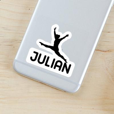 Gymnast Sticker Julian Notebook Gymnast Sticker Julian Notebook Image
