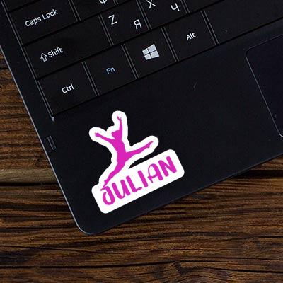 Sticker Julian Gymnast Notebook Sticker Julian Gymnast Notebook Image