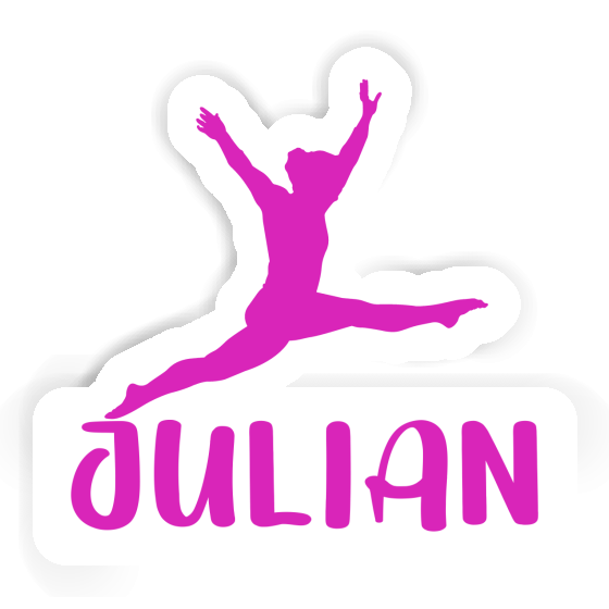 Sticker Julian Gymnast Notebook Sticker Julian Gymnast Gift package Image