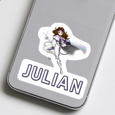 Sticker Hairdresser Julian Notebook Sticker Hairdresser Julian Gift package Image